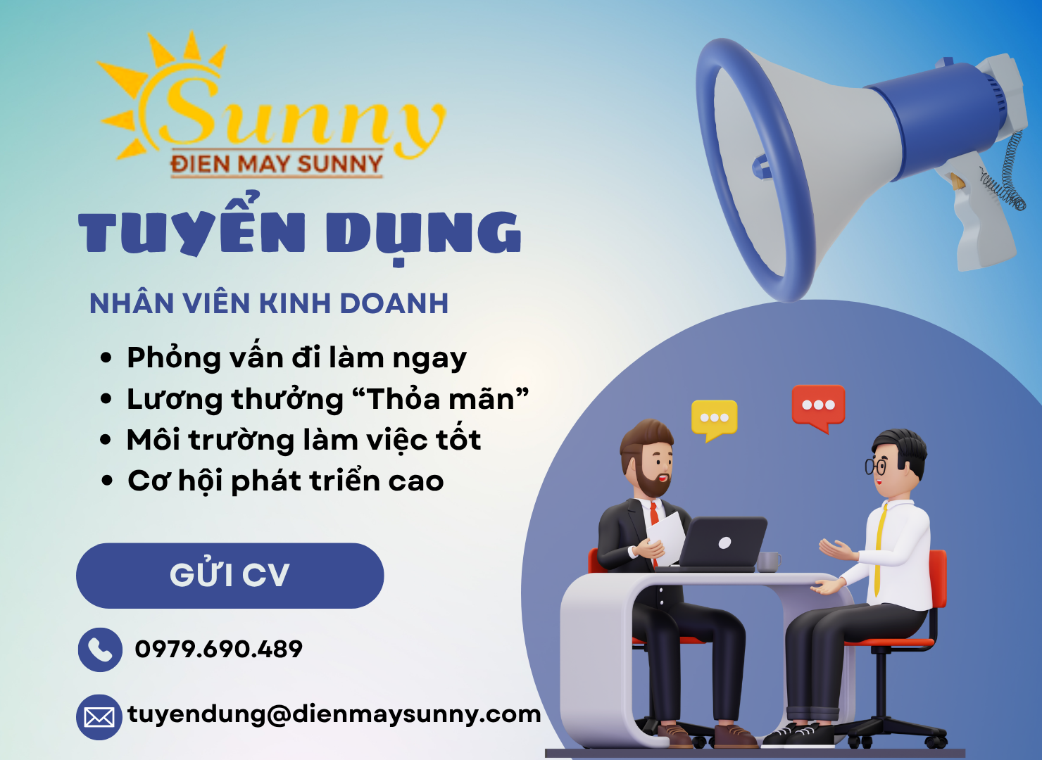 TUYỂN DỤNG NHÂN VIÊN KINH DOANH [ HÀ NỘI ]